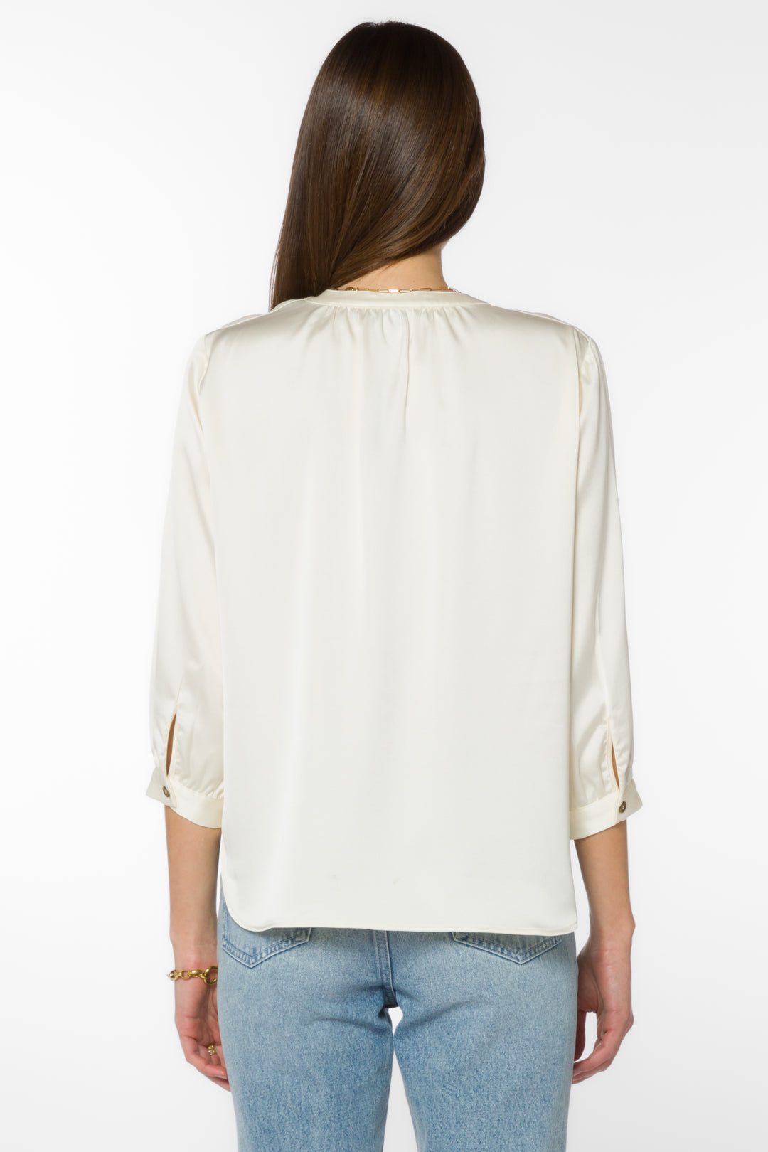 Robyn White Blouse - Tops - Velvet Heart Clothing