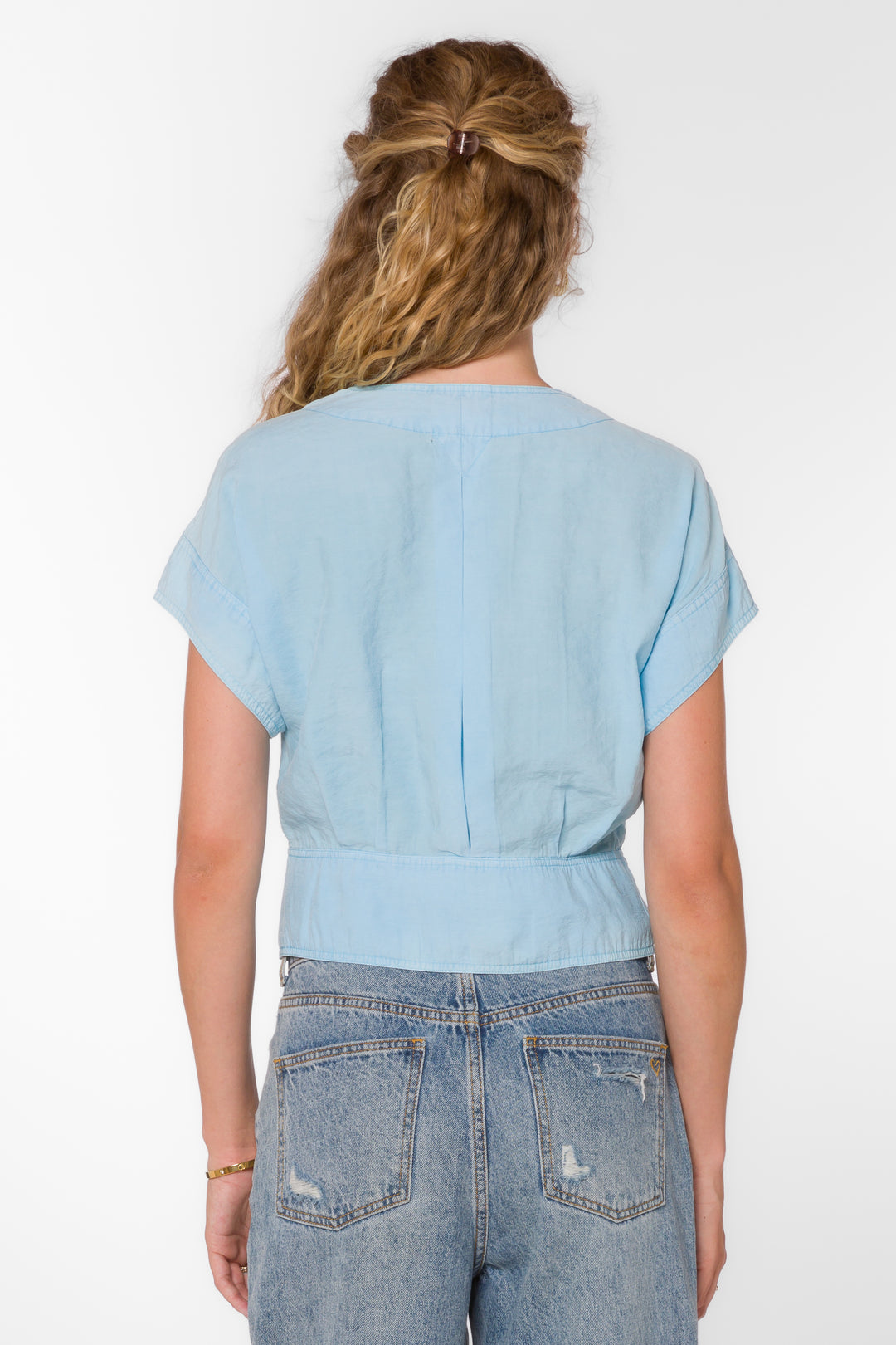 Roden Cool Blue Top