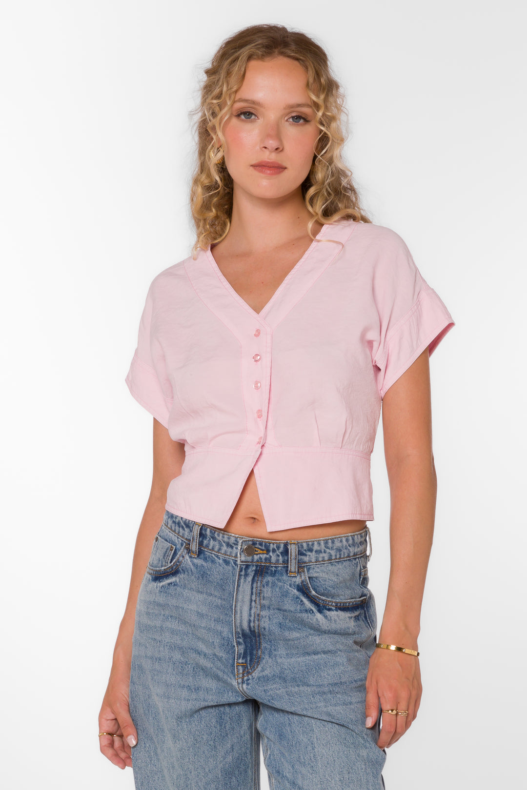 Roden Cool Pink Top