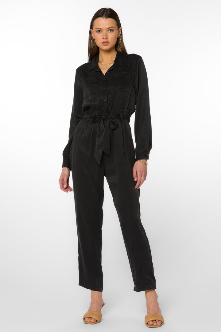 Rory Black Jumpsuit - Jumpsuits & Rompers - Velvet Heart Clothing