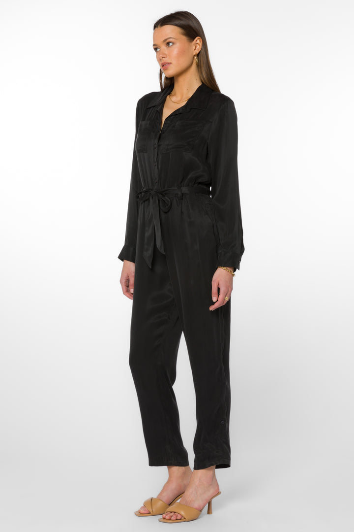 Rory Black Jumpsuit - Jumpsuits & Rompers - Velvet Heart Clothing