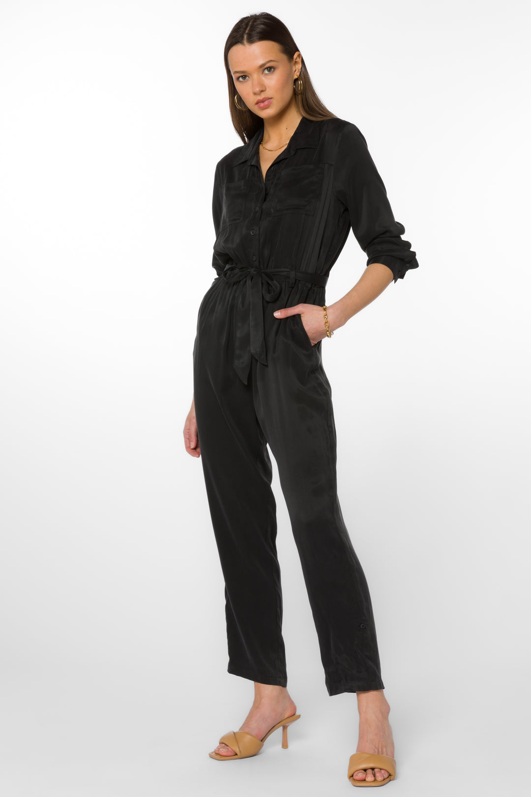 Rory Black Jumpsuit - Jumpsuits & Rompers - Velvet Heart Clothing