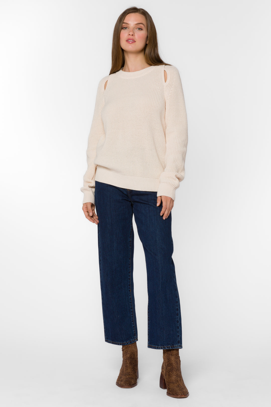 Roya Ivory Sweater - Sweaters - Velvet Heart Clothing