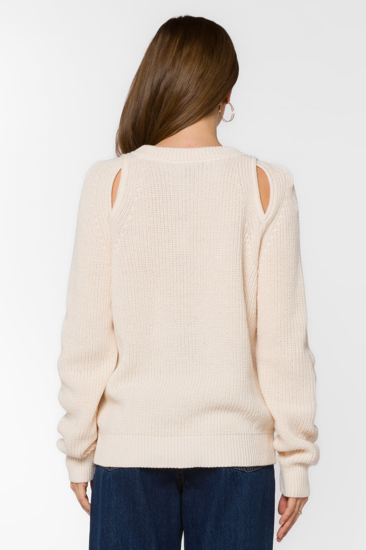 Roya Ivory Sweater - Sweaters - Velvet Heart Clothing