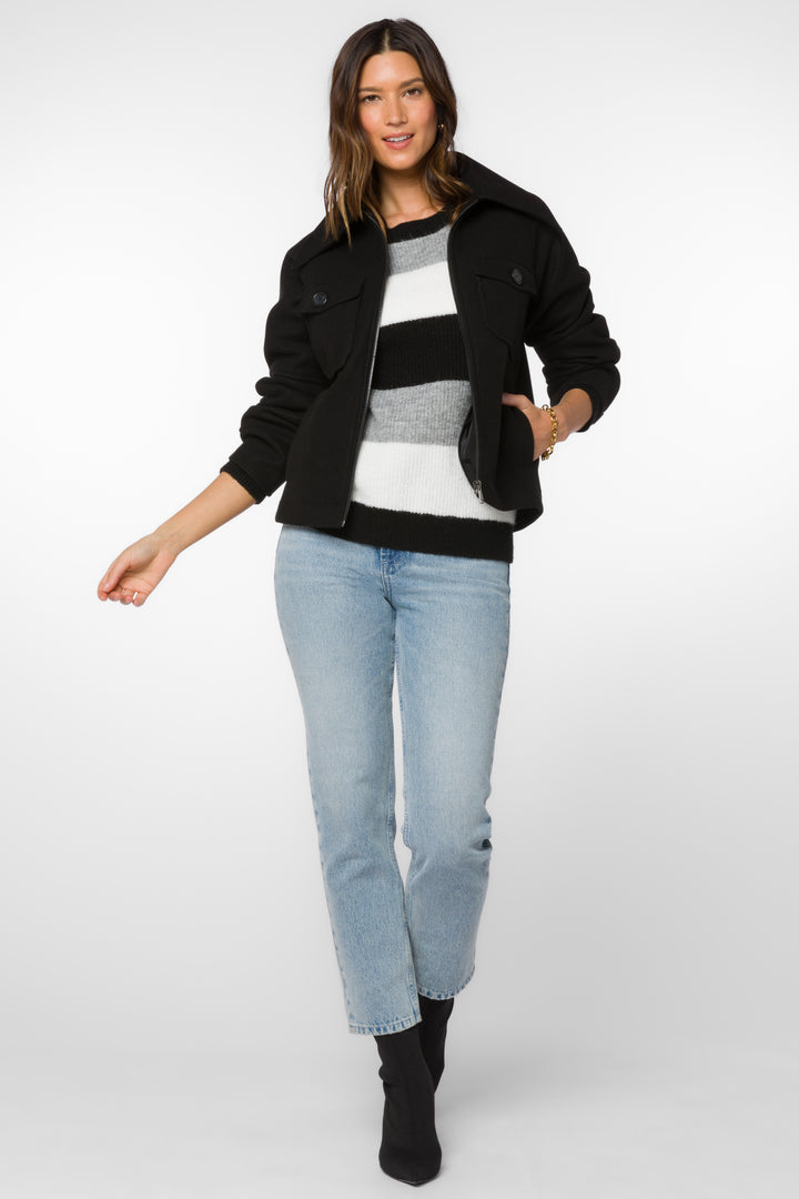 Stassi Black Jacket - Jackets & Outerwear - Velvet Heart Clothing