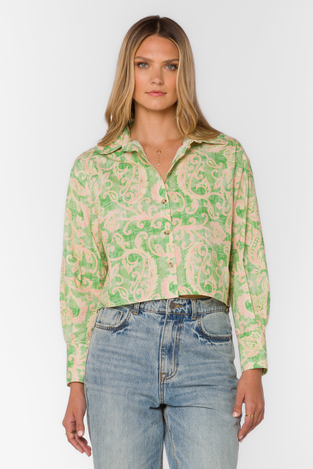 Summerlyn Jacobean Floral Shirt