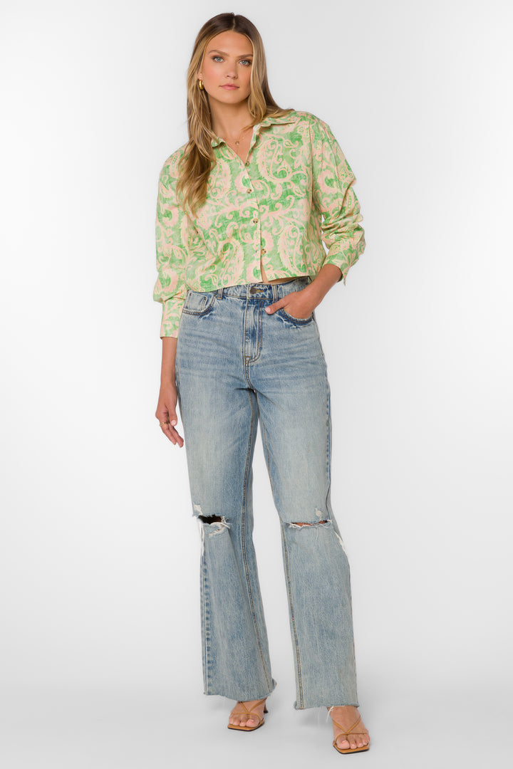 Summerlyn Jacobean Floral Shirt