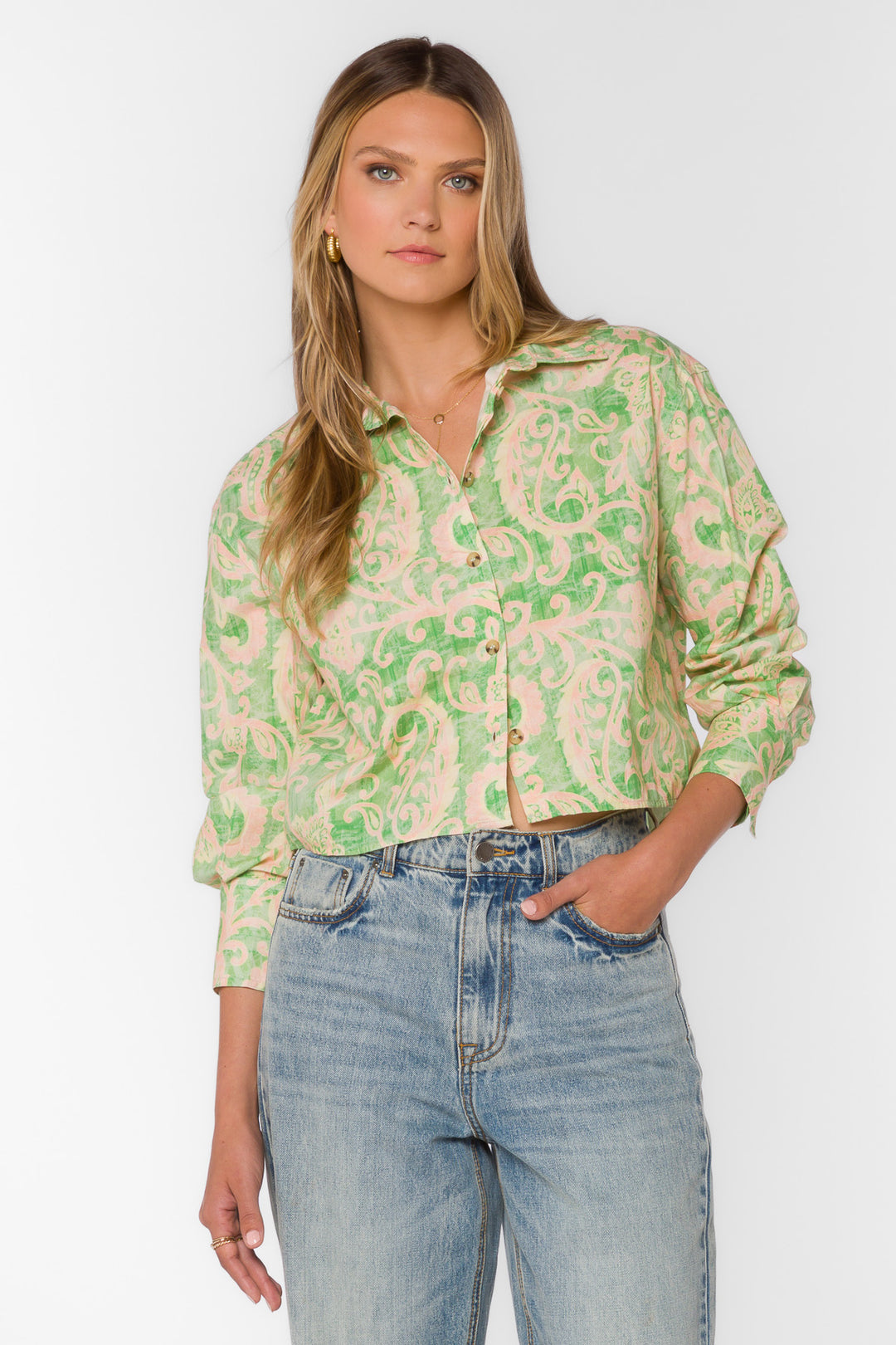 Summerlyn Jacobean Floral Shirt