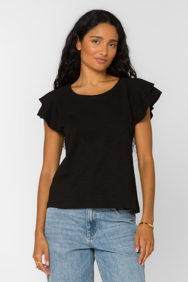 Sunny Black Tee