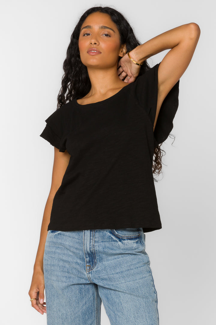 Sunny Black Tee