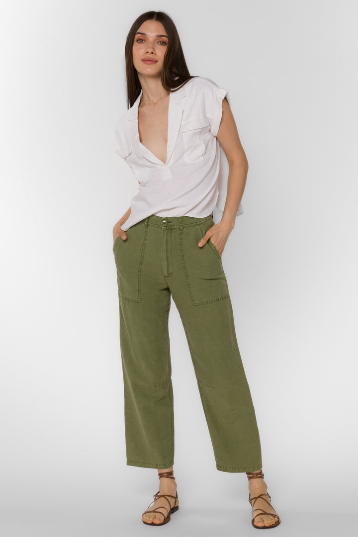 Sydney Tea Leaf Pants - Pants - Velvet Heart Clothing