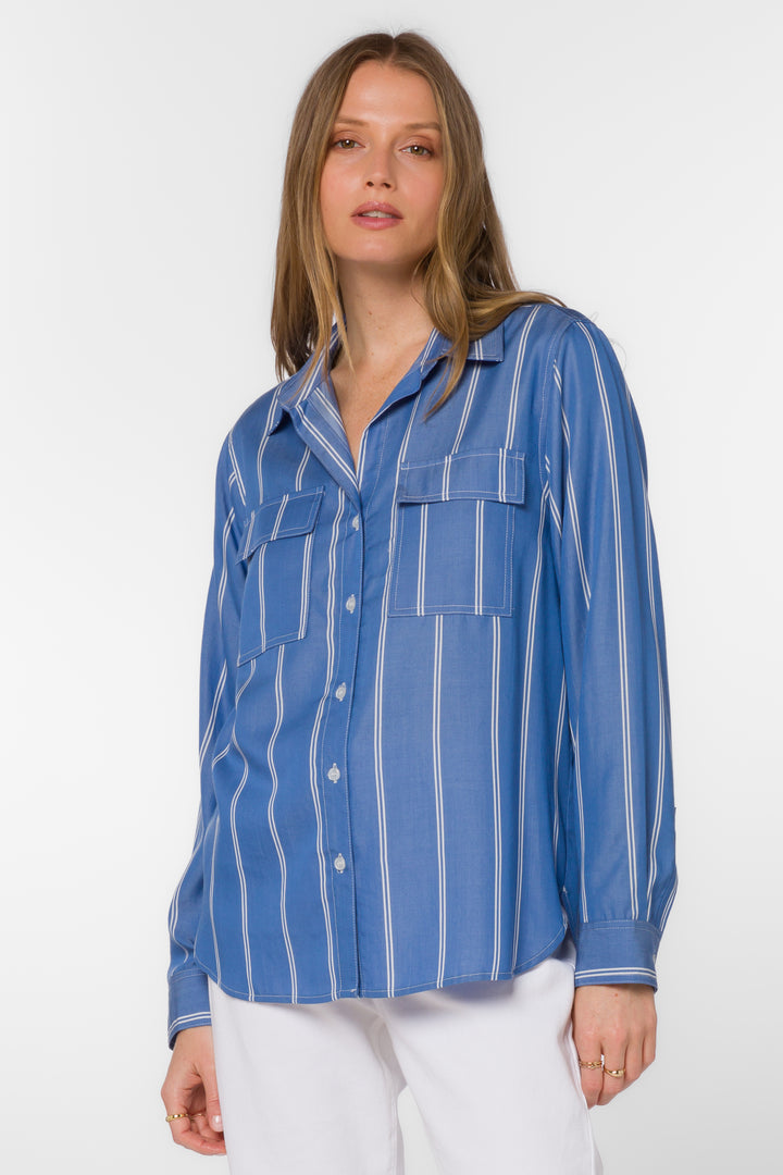 Talma Periwinkle Shirt