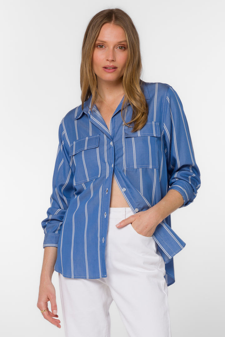 Talma Periwinkle Shirt