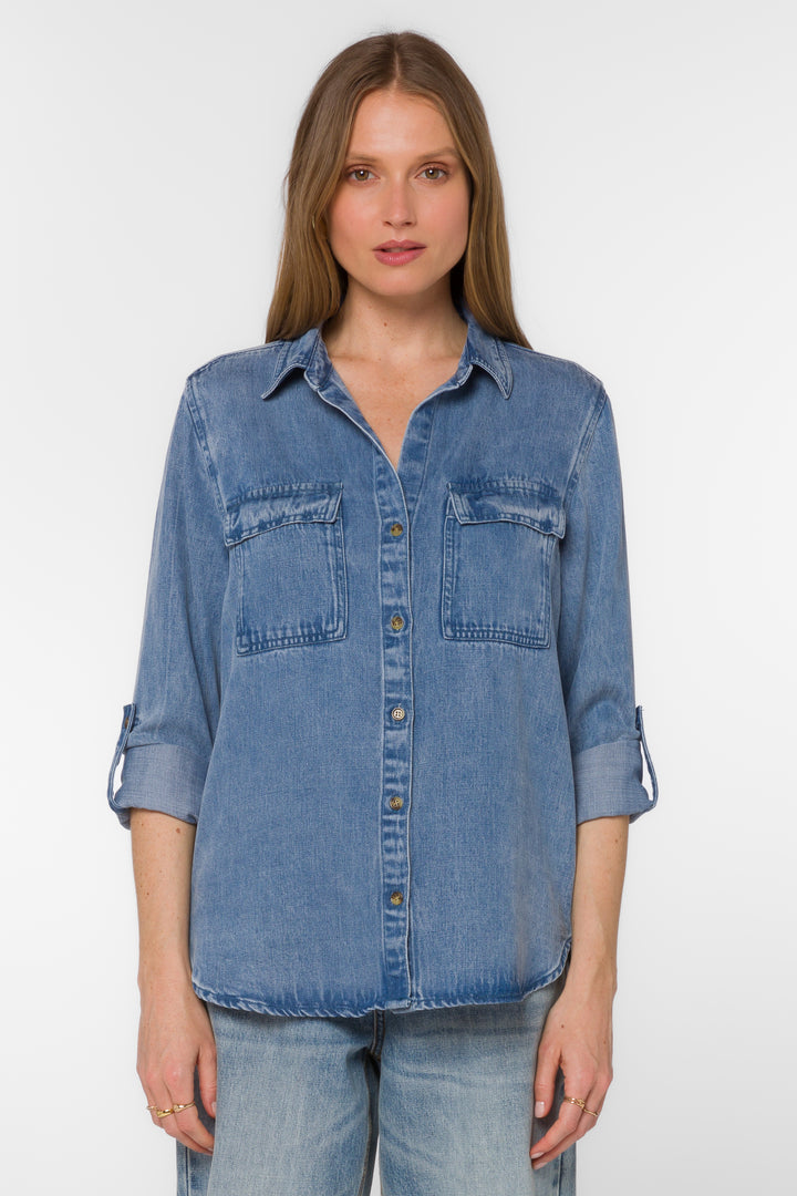 Talma Uptown Blue Shirt