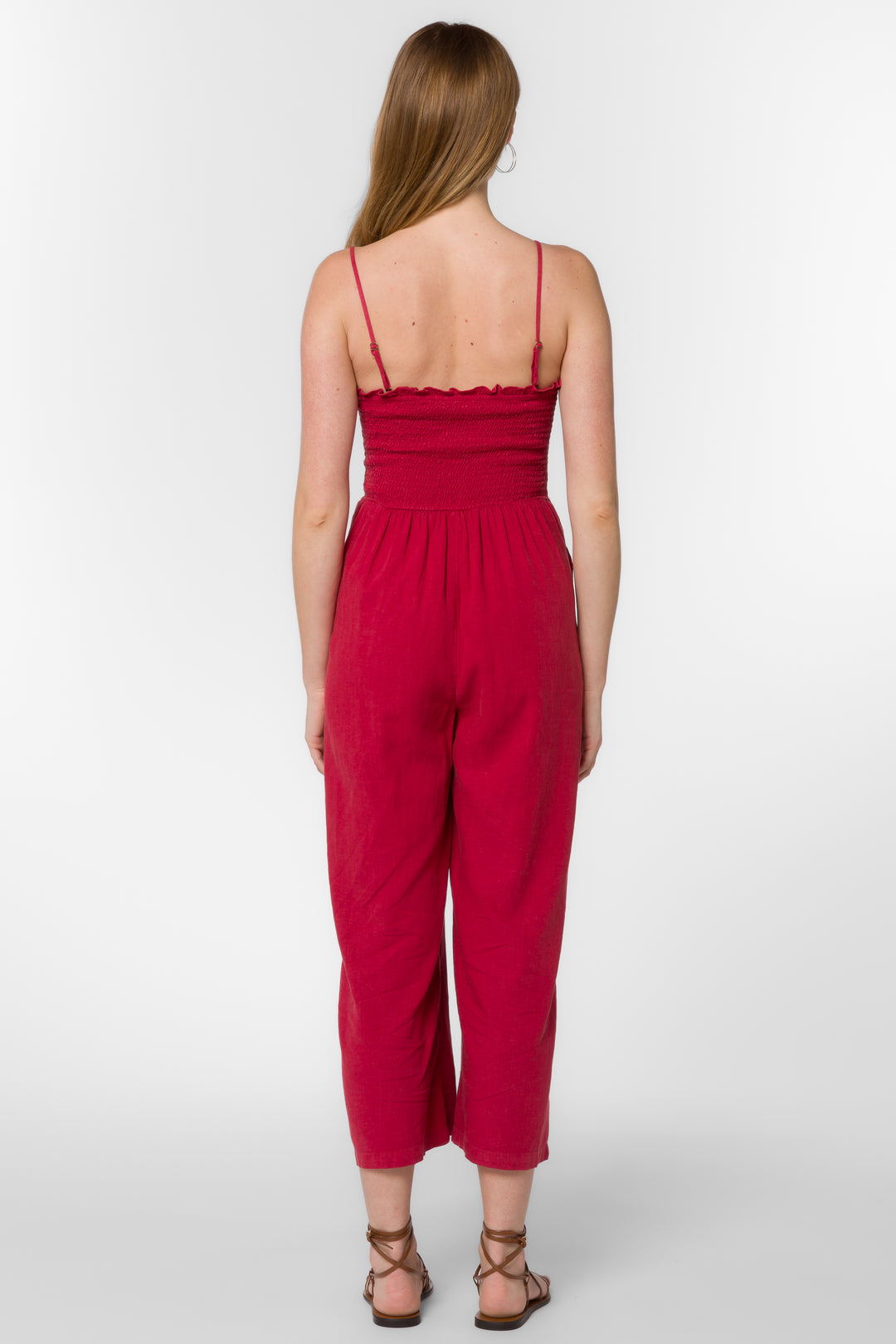 Tasha Red Jumpsuit - Jumpsuits & Rompers - Velvet Heart Clothing