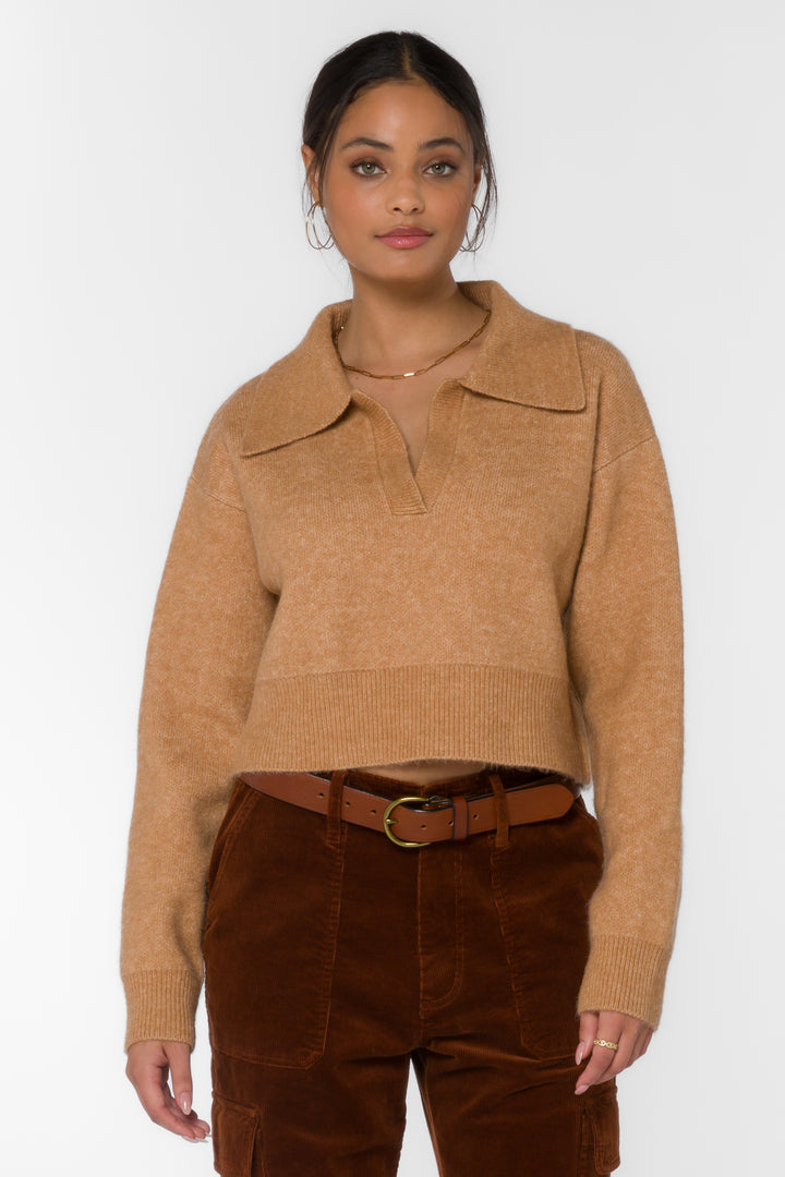 Thomas Camel Sweater - Sweaters - Velvet Heart Clothing