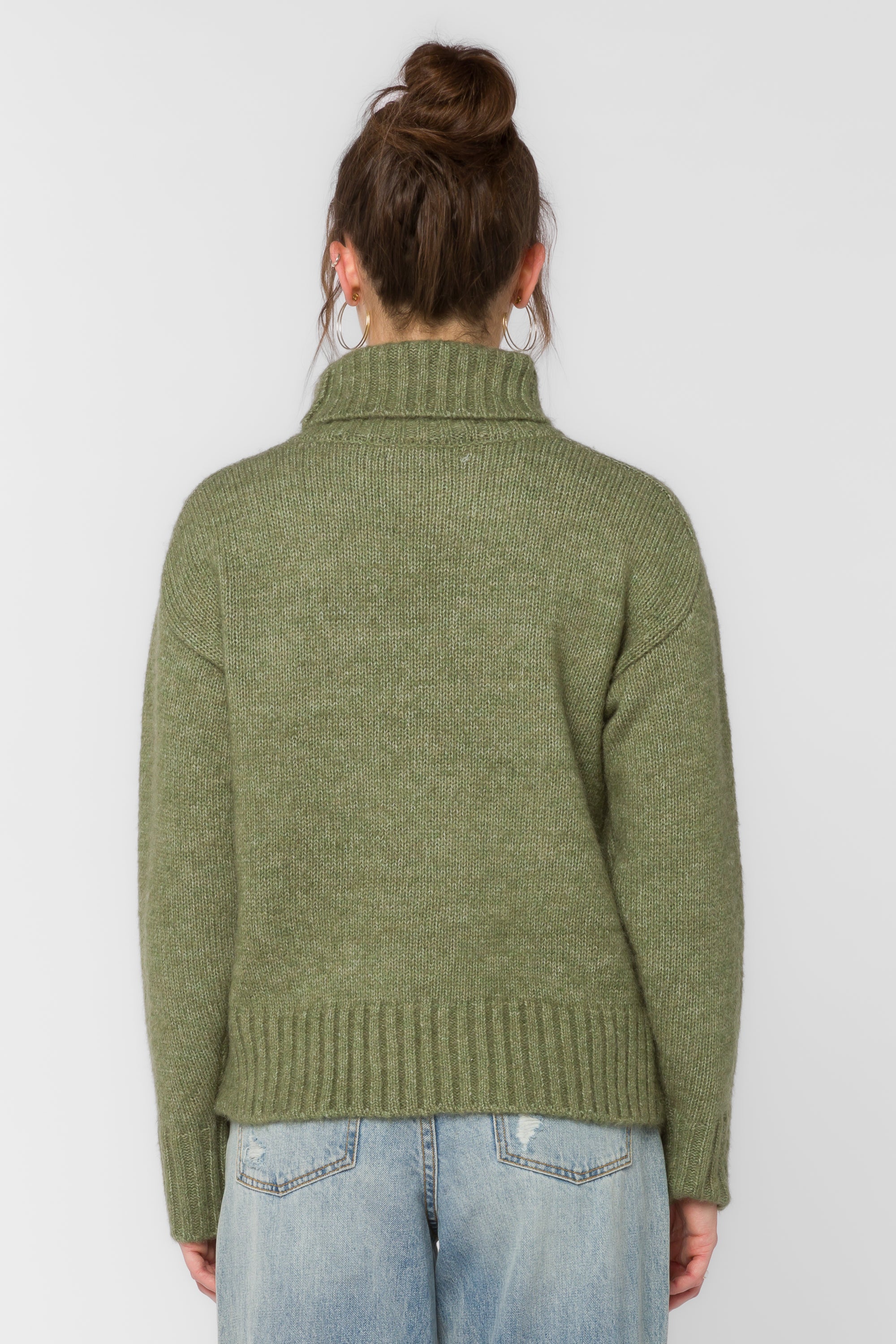 Tillie Pesto Green Sweater - Sweaters - Velvet Heart Clothing