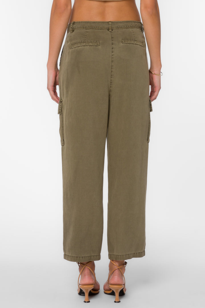 Trina Faded Olive Pants - Pants - Velvet Heart Clothing