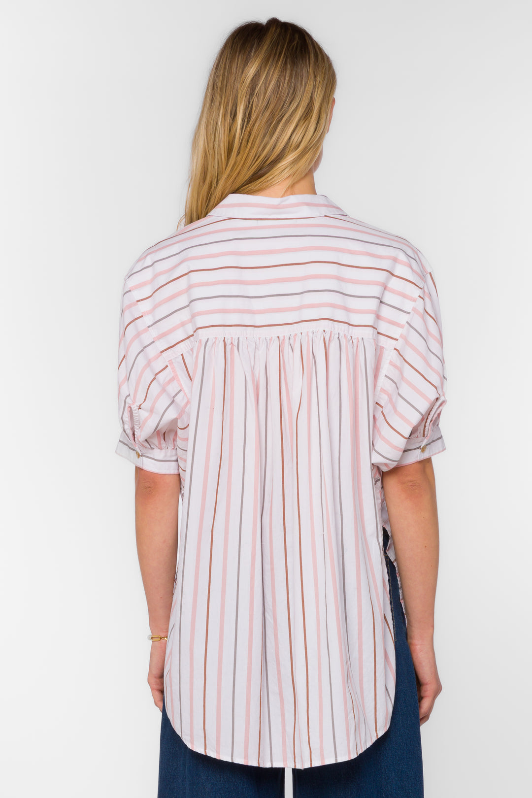 Tyler Pink Striped Shirt