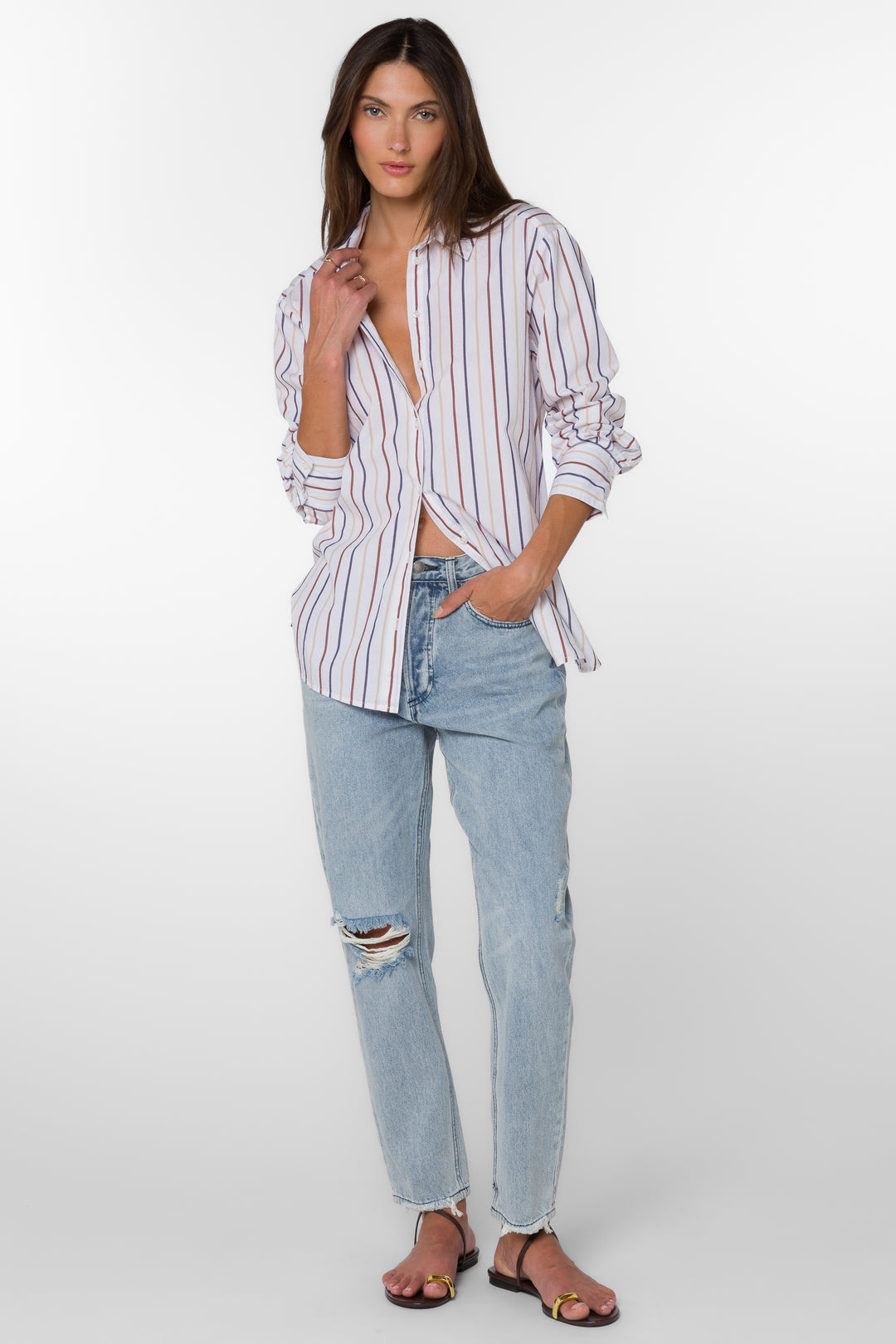 Westerly Dusk Blue Stripe Shirt