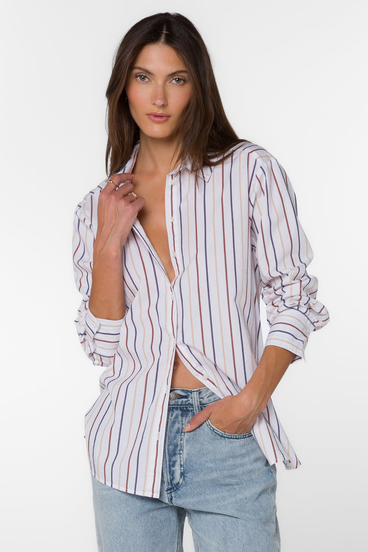 Westerly Dusk Blue Stripe Shirt