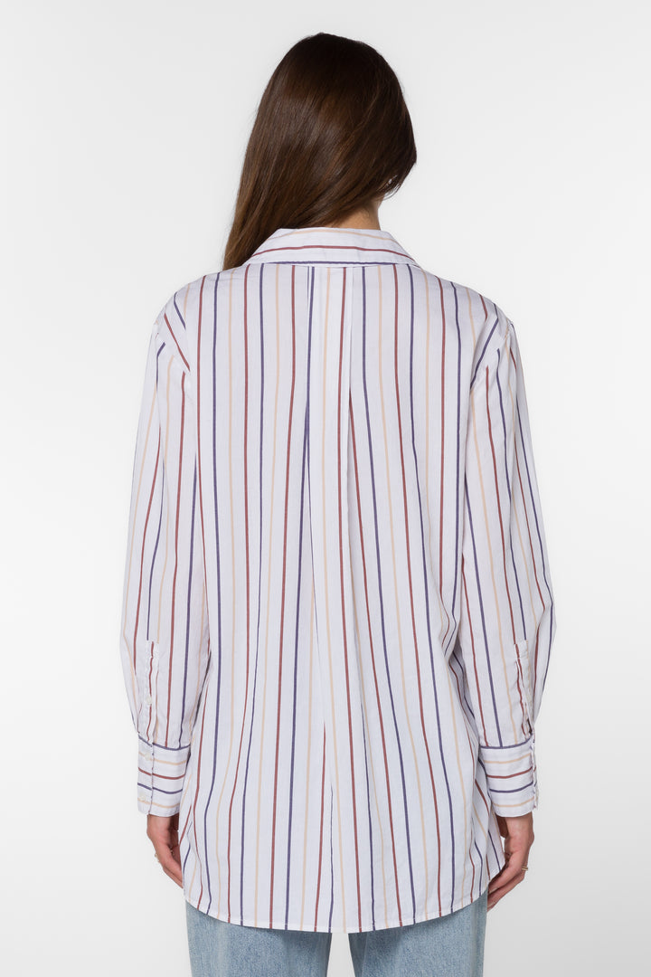 Westerly Dusk Blue Stripe Shirt