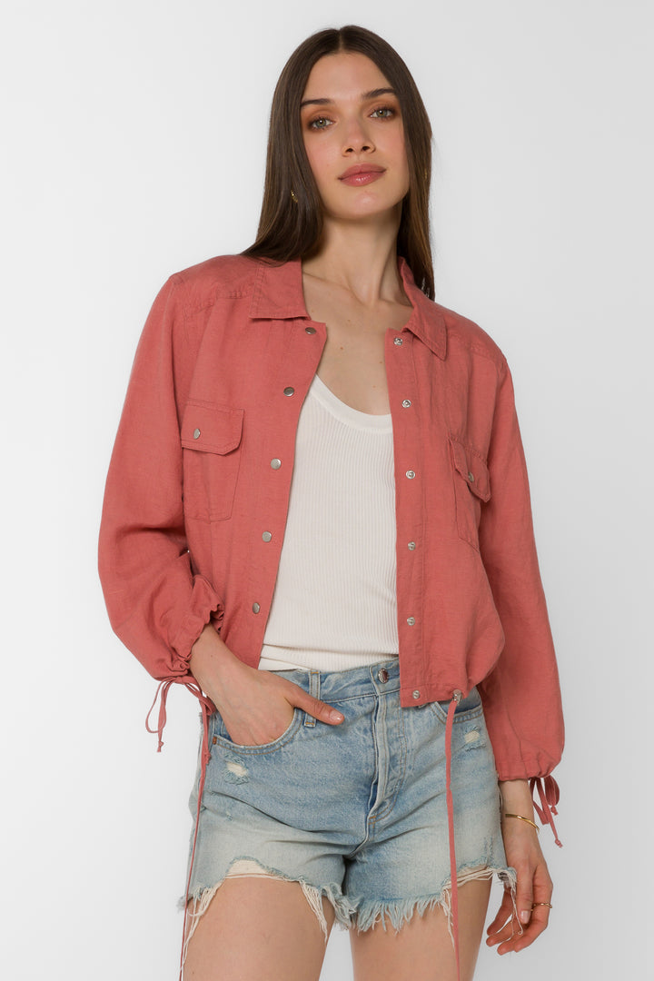 Zora Canyon Rose Jacket - Jackets & Outerwear - Velvet Heart Clothing